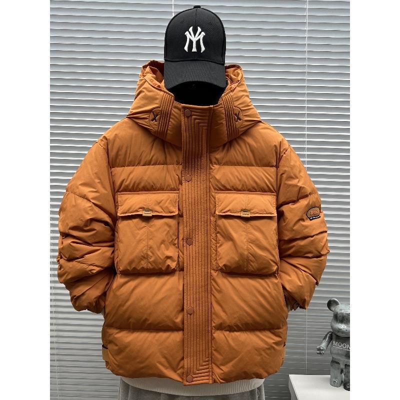 TWG青少年羽绒服男士2025新款秋冬季潮牌加厚初学生工装派克外套