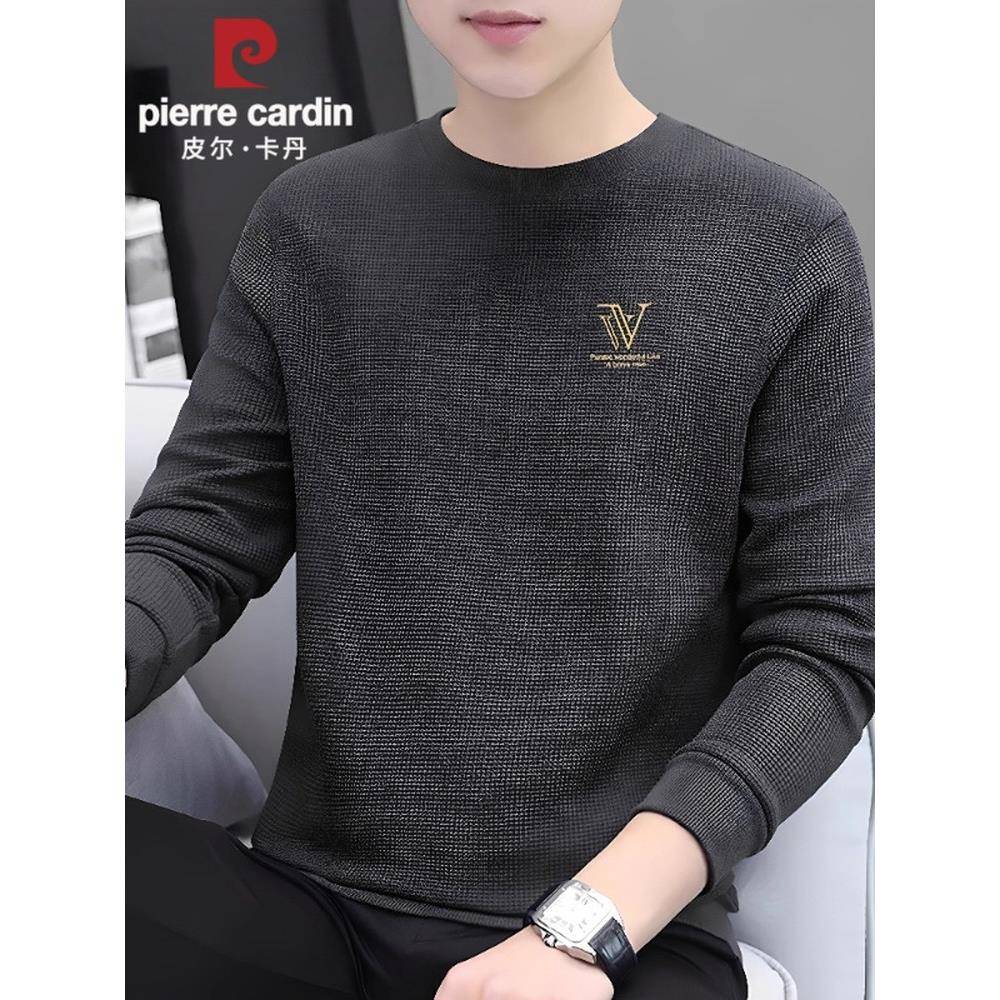 高端商务休闲长袖卫衣男士2025年秋季新款休闲圆领打底衫长袖t恤