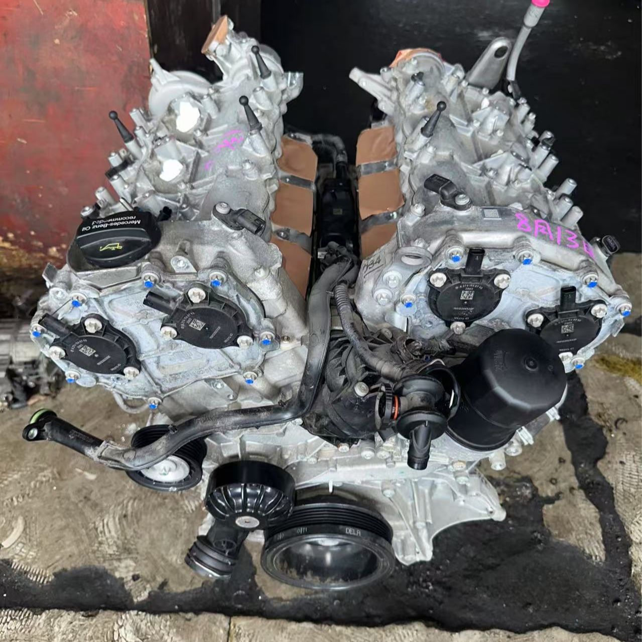 适用ML350奔驰272 271 S350 S300 R300 E300柴油642GLK发动机总成