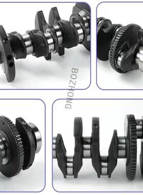 适用宝马B48B20 N52B30 B38A15 N55B30A N20B20 B58B30N47N57曲轴