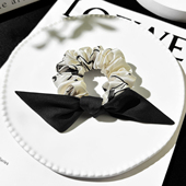 法式 3件8折 优雅真丝蝴蝶结发圈女气质高级感扎头发绳2026新款