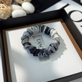 3件8折 真丝发圈女高级感韩系扎头发丸子头发圈头绳皮筋气质缎