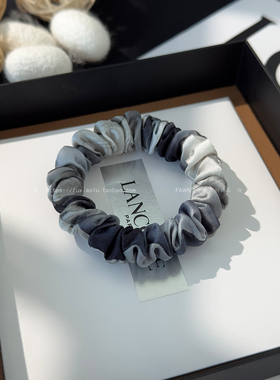 【3件8折】真丝发圈女高级感韩系扎头发丸子头发圈头绳皮筋气质缎