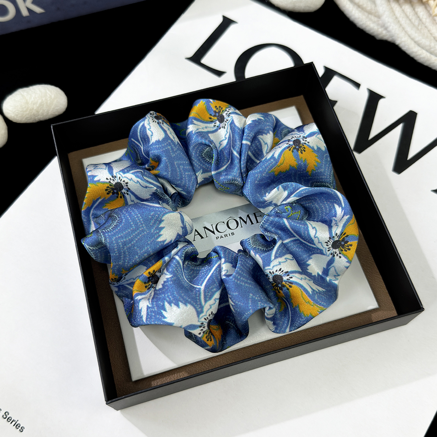 【3件8折】真丝大肠发圈简约气质