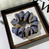 3件8折 幻彩真丝发圈女气质高级感大肠圈马尾扎发皮筋百搭耐用