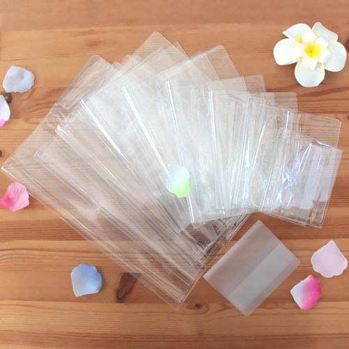 定制PVC超透明果冻书皮手账本套