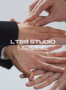 LTBB 秘密关系金俊抒车善亨S925银古法磨砂素圈实心闭口情侣戒指