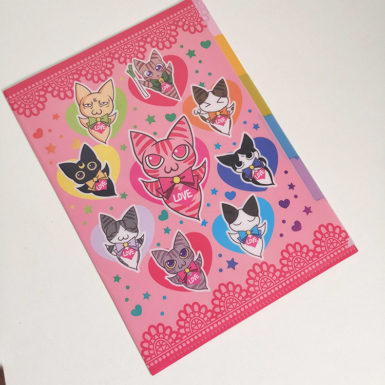 可爱实用卡通风资料夹