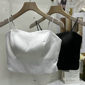 细肩带抹胸女吊带美背裹胸内搭显瘦百搭高级感春夏新款 打底内衣