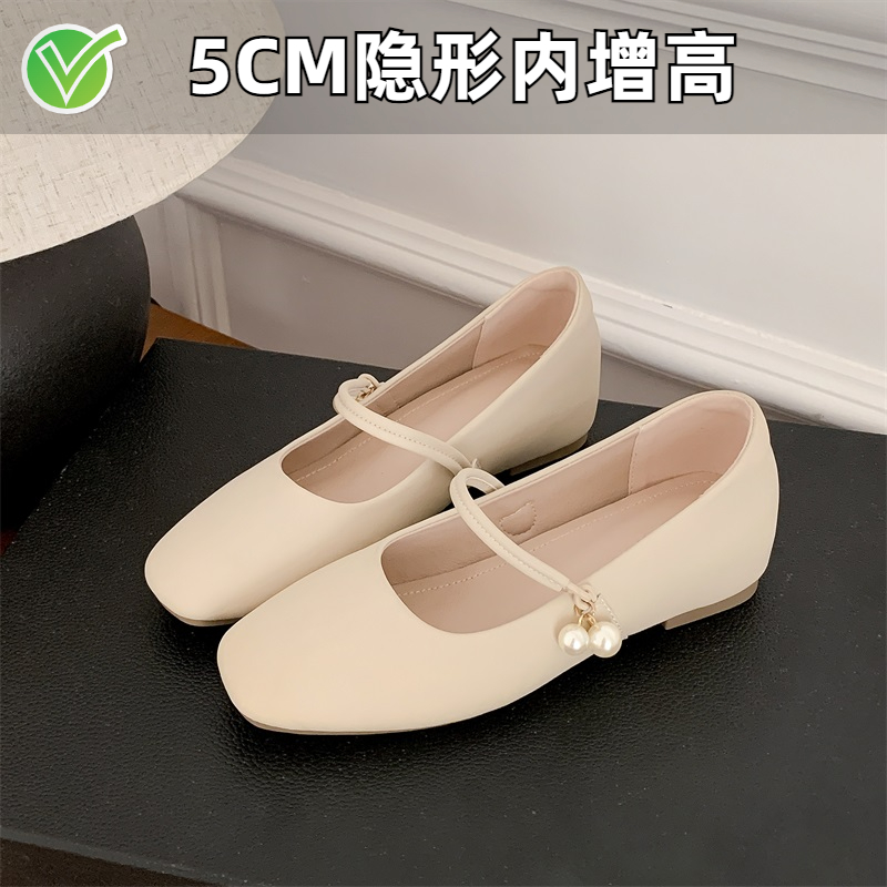 ZYIYI内增高玛丽珍小皮鞋