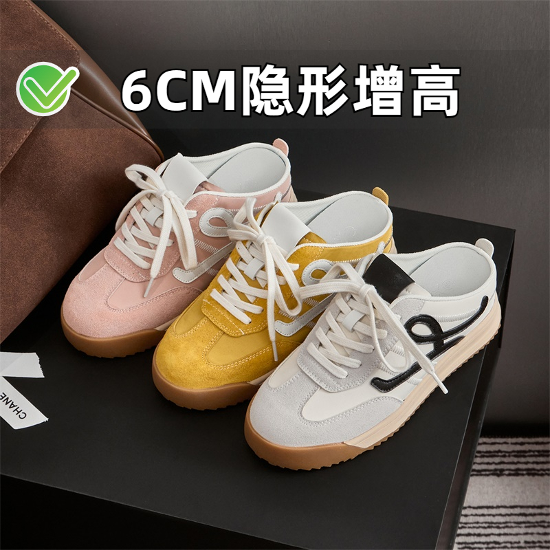 ZYIYI内增高半拖德训女鞋