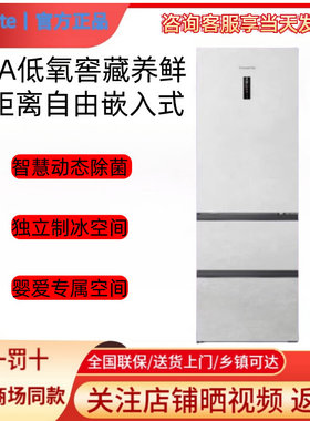 Casarte/卡萨帝BCD-406WLCD3M4GDU1星空超薄零嵌入式一级能效冰箱