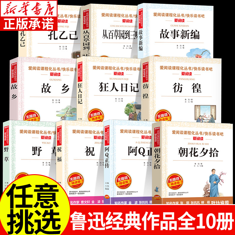 【新华书店】鲁迅作品大全集10册