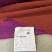 走秀款 RICCERI重磅意大利ding级羊毛100%双层双面高级粗花呢布料