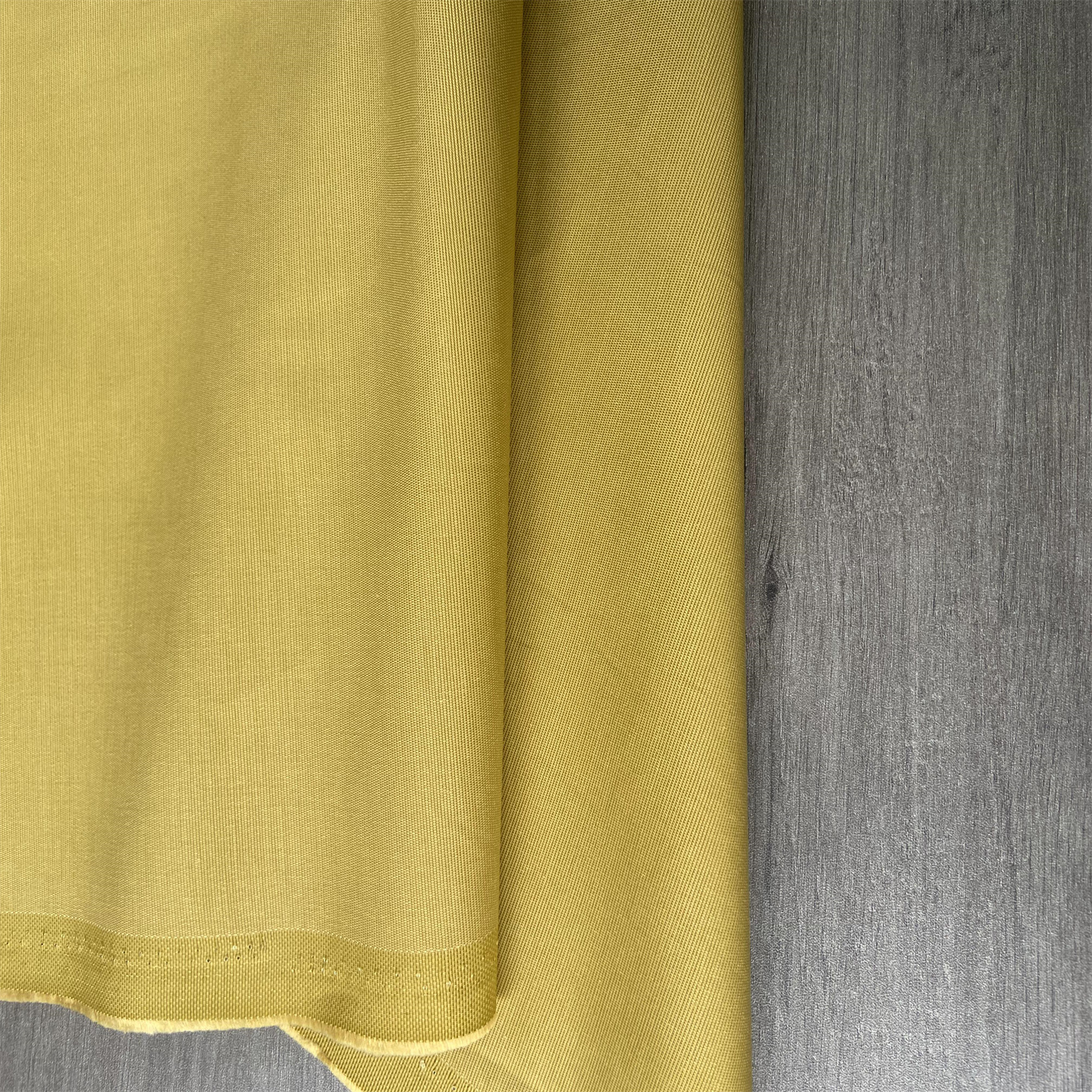 布队进口姜黄横纹肌理时装布料