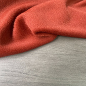 RICCERI奢侈ALPACA羊驼75%初剪羊毛25%顺毛单面秋冬面料大衣布料