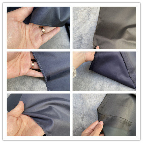 少见的料子细腻高品质真丝荷叶式滚珠防水功能性面料设计师布料