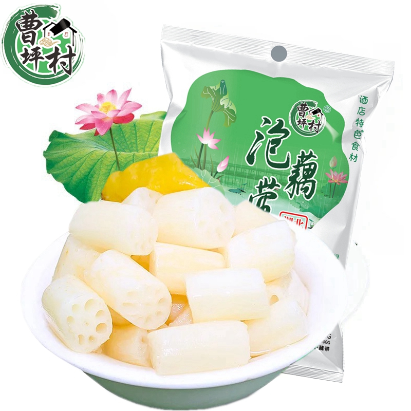 曹坪村泡椒藕带400g*5袋酸辣味藕尖藕苗湖北特产酱菜泡菜洪湖藕带