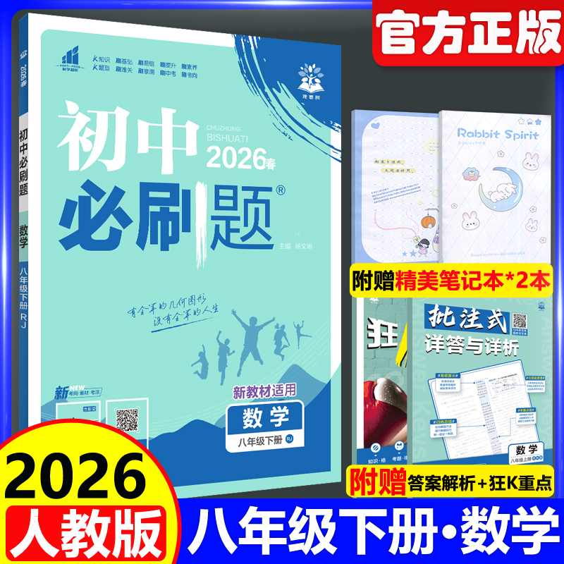 初中必刷题八年级下册数学人教版
