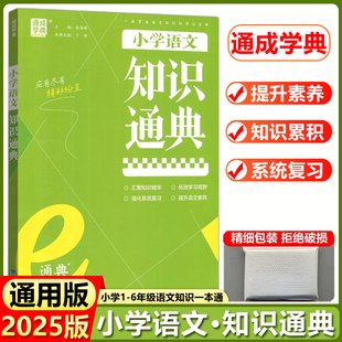 现货包邮 2025版小学语文知识通典汇聚知识精华拓宽学习视野强化系统复习提升语文素养朱海峰海峡出版发行集团福建少年儿童出版社