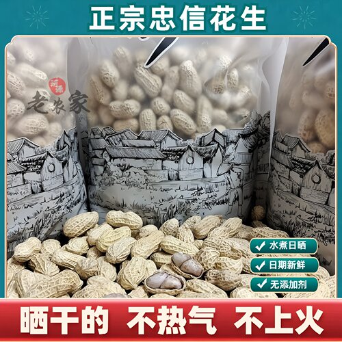 忠信水煮花生忠信500G