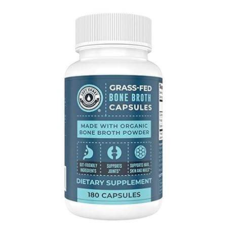 Grass-Fed Bone Broth Capsules with Collagen from Organic