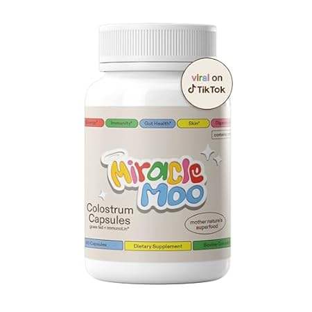 Colostrum Supplement for Gut Health， Hair Growth， Beauty