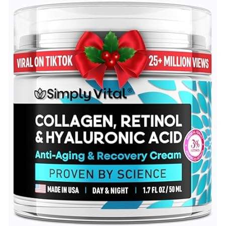 SimplyVital Face Moisturizer Collagen Cream - Anti Aging
