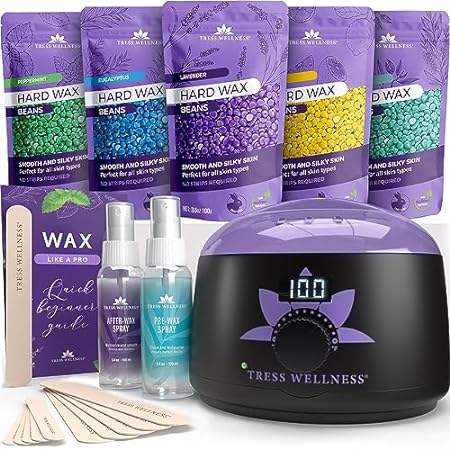 Tress Wellness Waxing Kit for Brazilian Wax - Easy to Use