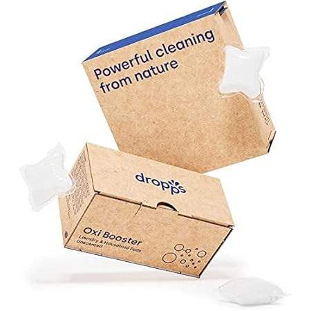 Dropps Oxi Booster Pods | Unscented, 120 Pods | Fragrance