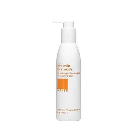 LATHER Ultra Mild Face Wash, Extra Gentle Cleanser Face W