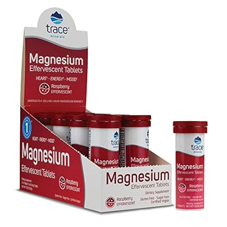 Trace Minerals | Magnesium Effervescent Drink Tablets | M