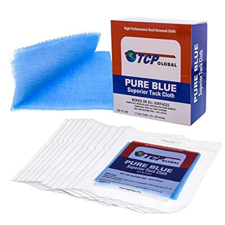 TCP Global - Pure Blue Superior Tack Cloths - Tack Rags (