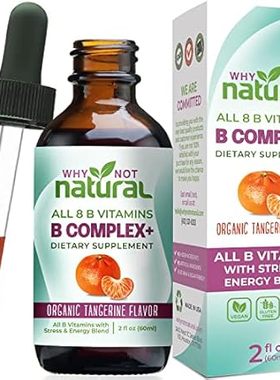 Why Not Natural Vitamin B Complex Liquid Drops - Organic