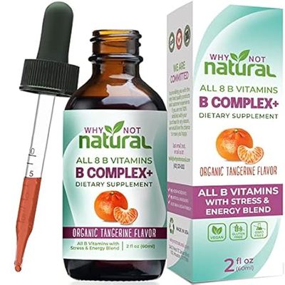 Why Not Natural Vitamin B Complex Liquid Drops - Organic
