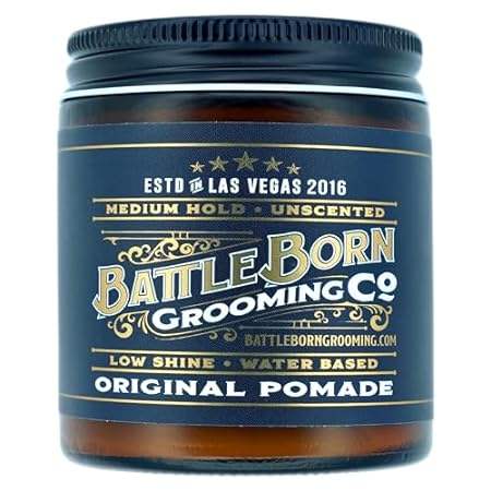 Battle Born Grooming Co Original Pomade (Unscented, 4 oz)
