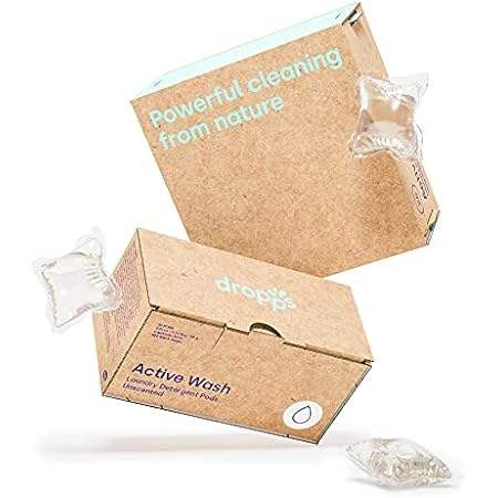 Dropps Active Wash Laundry Detergent Pods: Unscented | 12