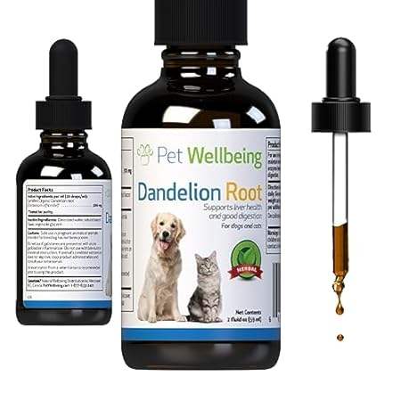 Pet Wellbeing Dandelion Root for Cats - Liver, Digestive,