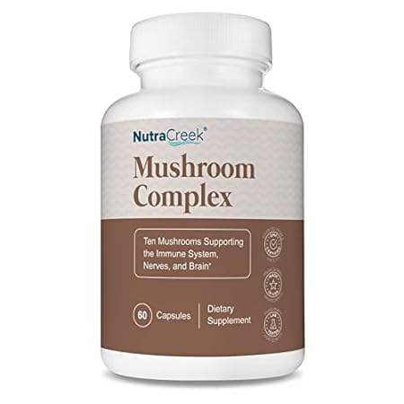 NutraCreek Mushroom Complex | Cordyceps Mushroom， Reishi，