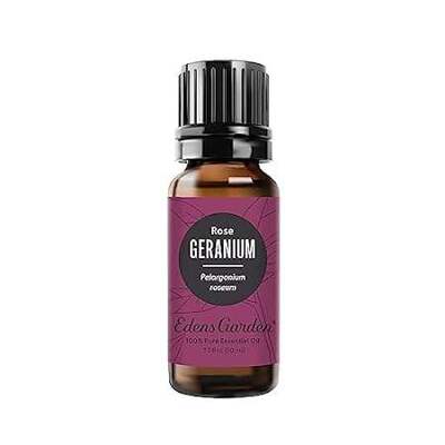 Edens Garden Geranium- Rose Essential Oil， 100% Pure Ther