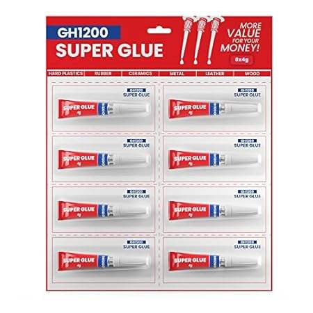 4 Gram x 8 Strong Super Glue All Purpose with Anticlog Ca