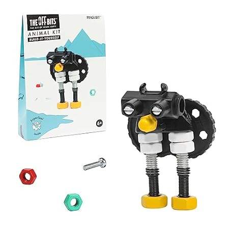 The Off Bits Toy Building Sets: Penguin Animal Robot Toy