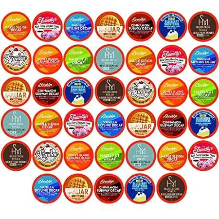 Two Rivers Coffee Decaf Flavored Coffee Pods Compatible w