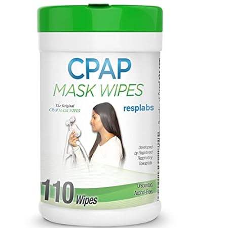resplabs CPAP Mask Wipes | Unscented Cleaner for Full Fac