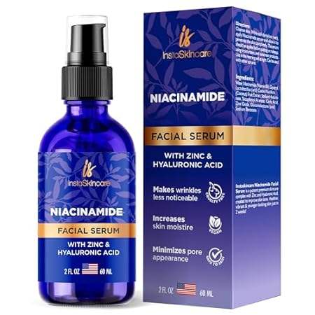 DOUBLE SIZED (2Oz) Niacinamide Serum for Face 10% with Zi