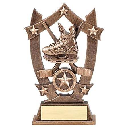 Decade Awards Ice Hockey 3D Gold Sport Stars Trophy - Sta