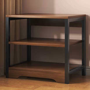 书架落地置物架客厅收纳层架沙发旁角落多层展示架子小型简易矮书