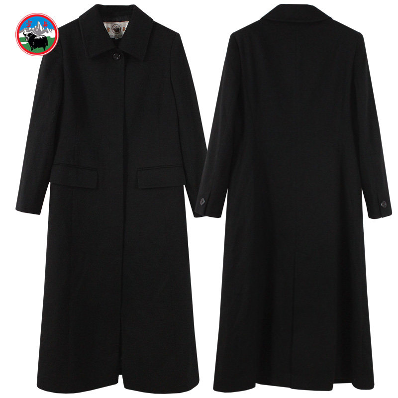 雪舟女式牛绒翻领春秋冬季长款羊毛风衣外套,女装/女士精品,毛衣,淘宝优惠券,粉丝福利购,淘宝优惠卷