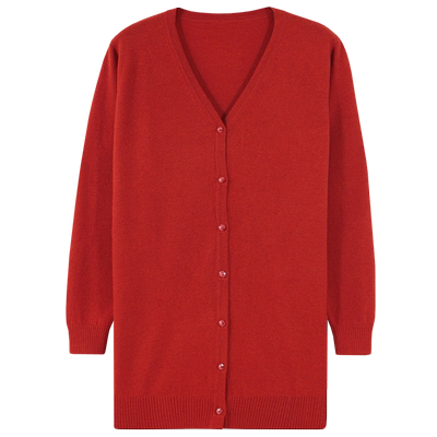 雪舟女式牦牛绒纯色针织衫