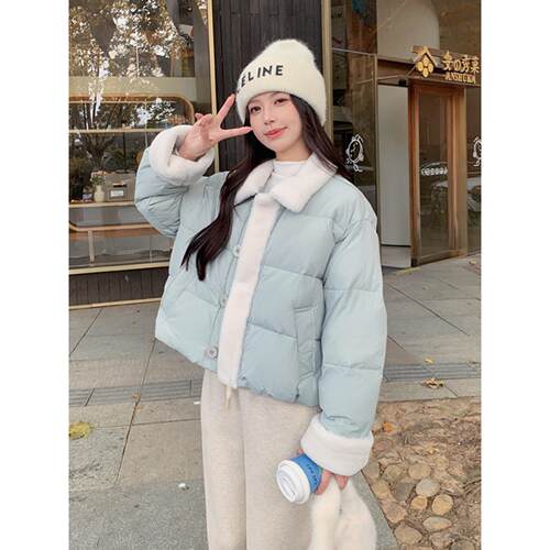 千仞岗短款羽绒服女冬季2026年新款宽松加厚小个子今年流行爆款棉